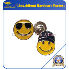 Custom Round Smile Face Badge